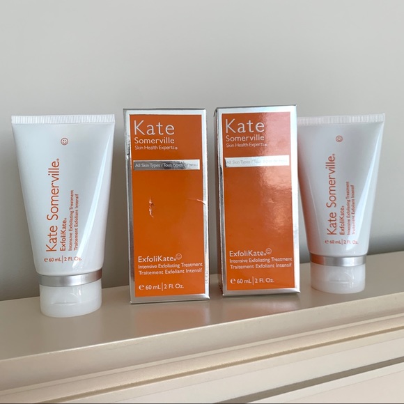 🆕 2 Kate Somerville ExfoliKate Intensive Exfoliating Treatments - Picture 1 of 5